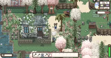 House in spring