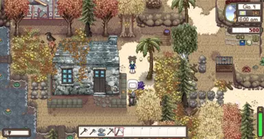 House in fall