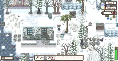 House in winter
