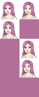 Original Alice. You can see she only utilizes 5 portrait squares, therefore mine only has 5 expressions. The rest are filler.