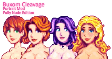 Portraits Of Nudes - Buxom Cleavage Portraits Fully Nude at Stardew Valley Nexus ...