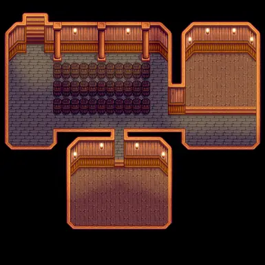 Cleaner cellar layout