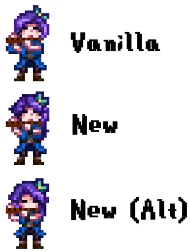 Abigail - Sprite Touchups (CP) at Stardew Valley Nexus - Mods and community