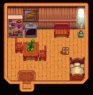 Default farmhouse furniture for a new save