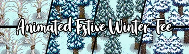 Animated Festive Winter Tree