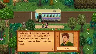 Flirtier Alex Dialogue Overhaul for Content Patcher at Stardew Valley Nexus  - Mods and community