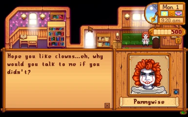 Pammywise in Stardew