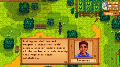 More Personality for Demetrius