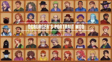 Dcburger S High Res Portrait Mod Cp At Stardew Valley Nexus Mods And Community