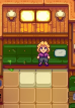 Pam chilling with her new sprite