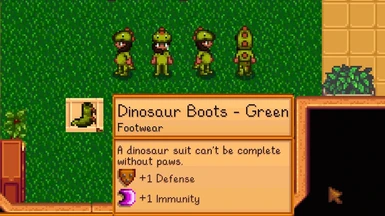 New green boots with original shirt