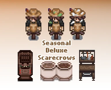 Seasonal Deluxe Scarecrow and Misc Objects Redesigned