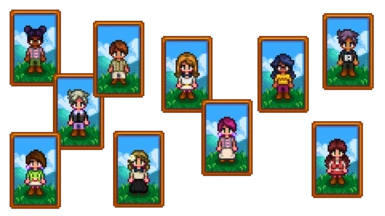 Image of Pigtails hairstyle in Stardew Valley