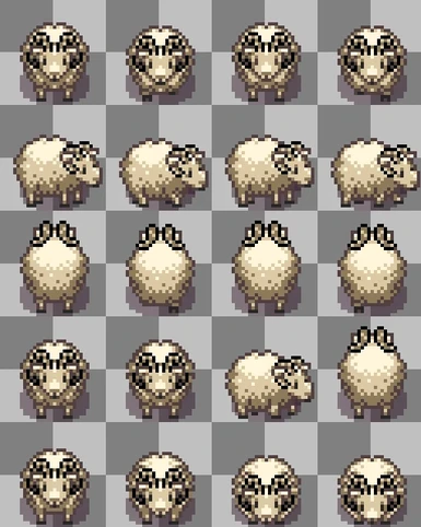 Sheep with horns