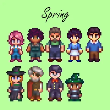 Seasonal Outfits - Slightly Cuter Aesthetic for SVE at Stardew Valley ...