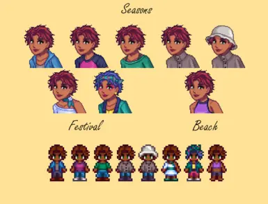 Shane Seasonal Outfits WIP at Stardew Valley Nexus - Mods and community