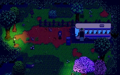 Night- Bus stop