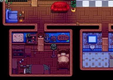 Zoro's boardinghouse room