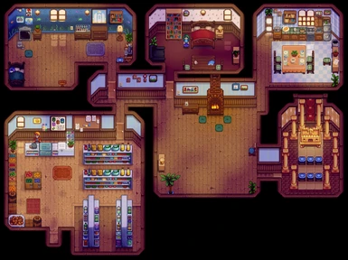 town interiors comparison (animated)