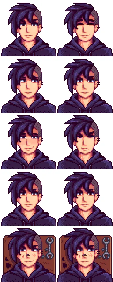 Bachelor Portraits by Gilgamessedup at Stardew Valley Nexus - Mods and ...