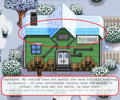 Joja Warehouse - Winter Flaw Possibility