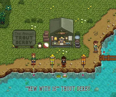 Festivals - New in 1.6 - Trout Derby