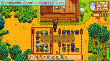 Ores do not threaten crops