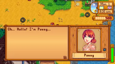 Strawberry Dress Penny At Stardew Valley Nexus Mods And Community