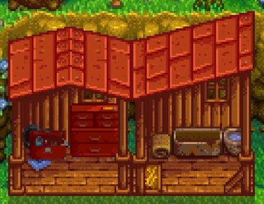 Lily's Rustic Tractor Garage