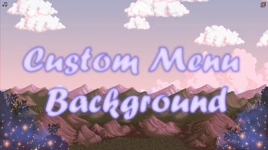 Custom Menu Background