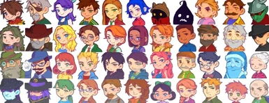 Dong's Harvest Moon-Inspired Portraits (Content Patcher)