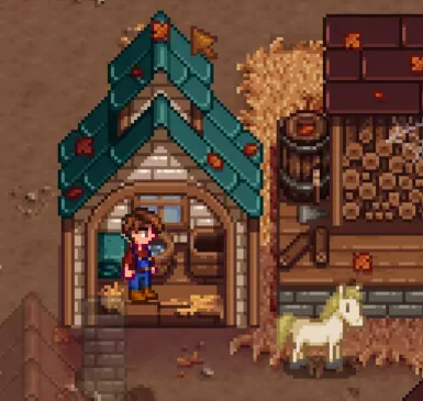 Stand in Stable and Right-click to Reskin Horse