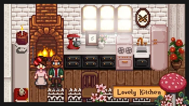 Lovely Kitchen for Stardew Valley by Lulu Lovely