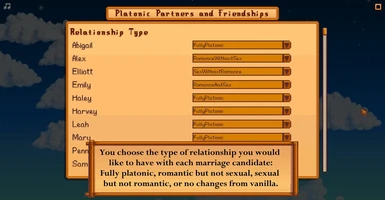 Platonic Partners and Friendships