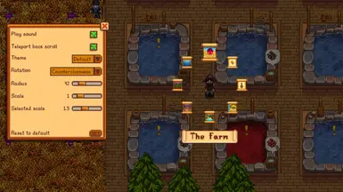 Adjust teleport menu