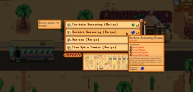 Desert Trader - New Recipes