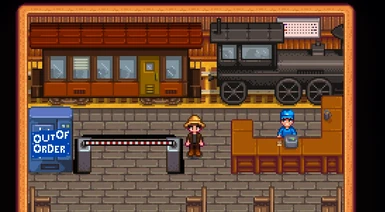 Catch the train with TrainStation mod!