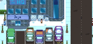 With custom tilesheets in all 4 seasons, explore the city at all times of the year!