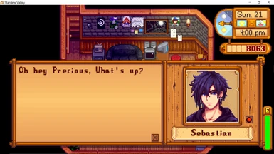 Sebastian uses my name