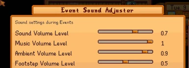 Event Sound Adjuster