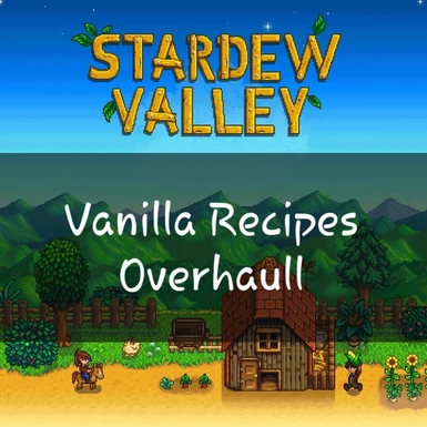 Vanilla Recipes Overhaul
