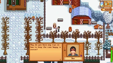 Sam works on the farm when married!