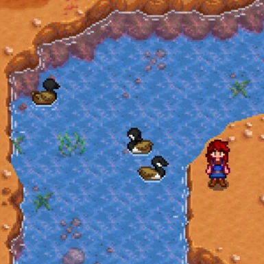 The geese in-game
