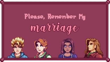 Please Remember My Marriage