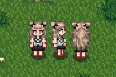 Cute long hairstyles at Stardew Valley Nexus - Mods and 