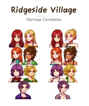 BBBoong's Ridgeside Village mod All NPC portraits 2.1.4ver