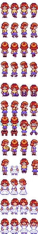 Penny Cleavage Sprite (For Buxom Portrait) at Stardew Valley Nexus ...