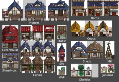 Updated Seasonal Japanese Buildings