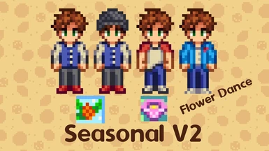Optional seasonal clothes same style as in Seasonal Cute