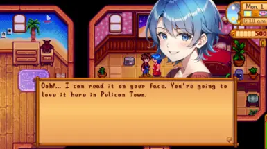 Doki Doki Dialogue - Harvey at Stardew Valley Nexus - Mods and community